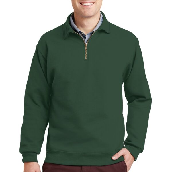 Super Sweats ® NuBlend ® 1/4 Zip Sweatshirt with Cadet Collar Thumbnail